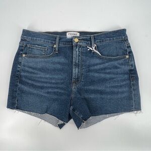 NWT Frame Denim Le Brigette Cut Off Jean Shorts Size 30 Women's